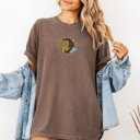  Sun And Moon Aztec Style  - T-Shirt (Crewneck)  100 Cotton Heavyweight Tee (Unisex)  Comfort Colors
