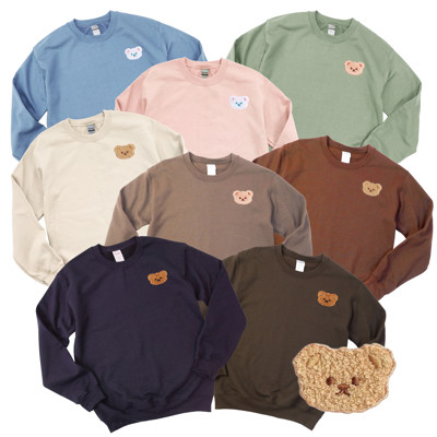 Real Crocheted Teddy Bear Sweater - Comfy Drop Shoulder Sweatshirt