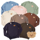  Real Crocheted Teddy Bear Sweater - Comfy Drop Shoulder Sweatshirt