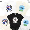  Condiments Halloween Costume Tees for Teams, Teachers, Staff, Parents