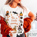  Be a little spooky Happy Halloween Vintage cozy graphic tee