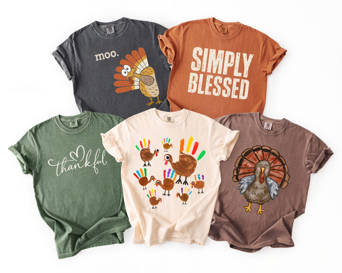 Keep It Simple Silly Thanksgiving Tees - Soft Washed 100 Percent Cotton Goodness