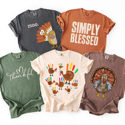 Keep It Simple Silly Thanksgiving Tees - Soft Washed 100 Percent Cotton Goodness