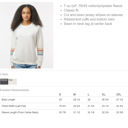  12+ Designs Matching Colors - Womens Striped Sleeves Crewneck Sweatshirt with Matching Color Designs