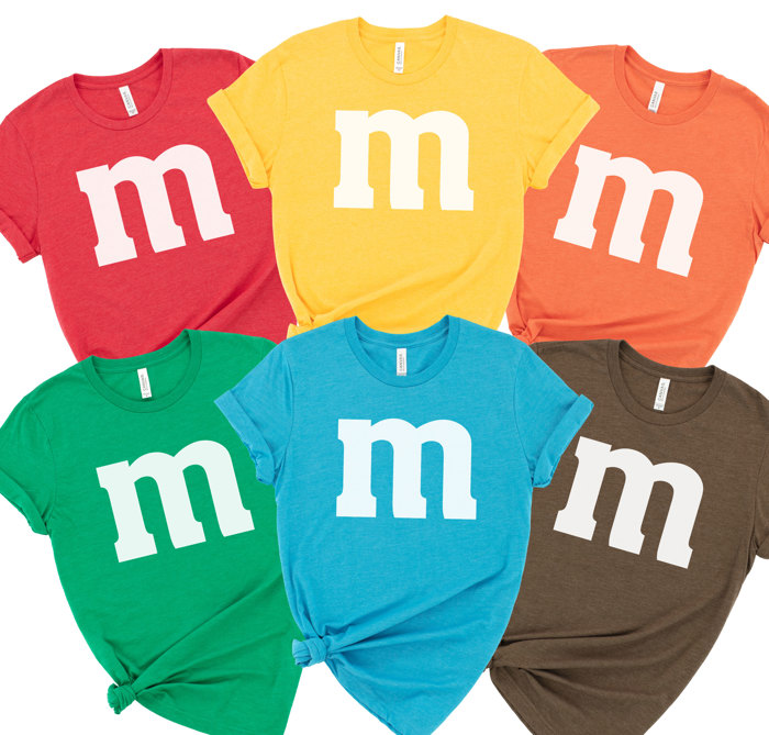 Deliciously Delicous Letter M Costume Tees