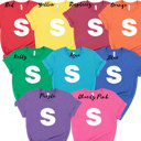  Letter S Delicious Candy Letter Costume T-shirt