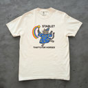  Stable  Thats For Horses Funny Gray Tabby With Wand  - Soft Washed 100 Cotton Heavyweight Tee (Unisex)  Comfort Colors