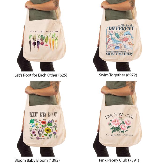 Custom Design Farmer's Market & Teacher Treasure Tote Bag