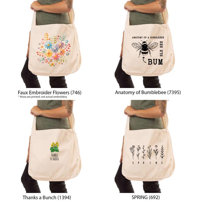 Custom Design Farmer's Market & Teacher Treasure Tote Bag