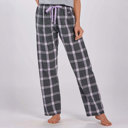  45 Colors - Super Soft and Comfy Flannel Pants (Women's) Soft Haley with Heart Embellishment