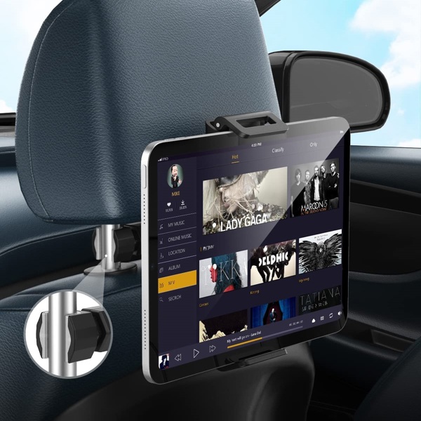 Universal Backseat Car Mount Adjustable Phone and Tablet Holder