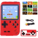 Red Handheld Game Console with 400 Built-In Games & Controller - 5 Colors