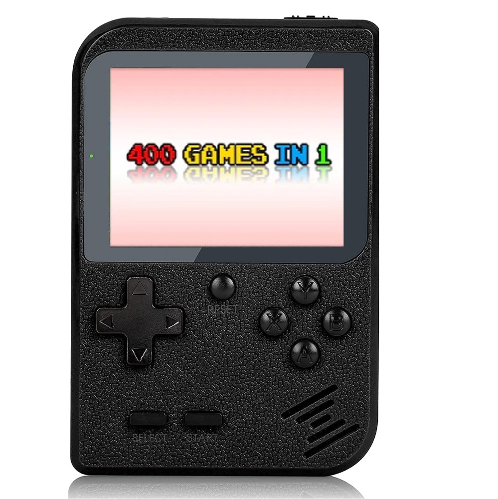 Handheld Game Console with 400 Built-In Games & Controller - 5 Colors