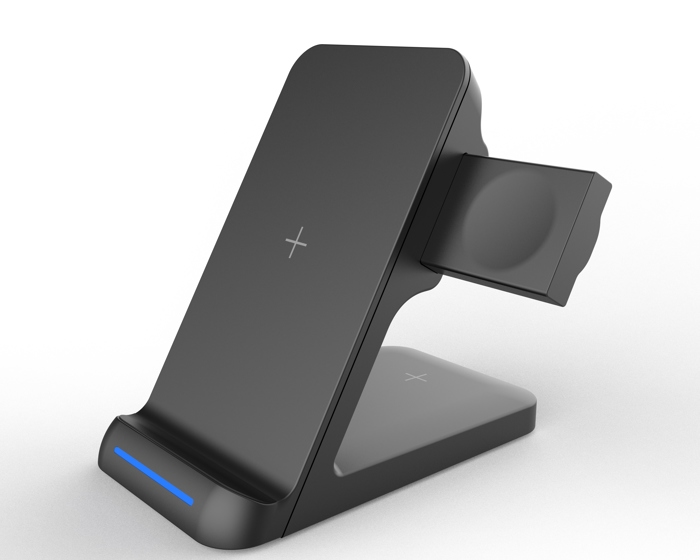 3-in-1 Charging Station for Qi-Compatible Devices