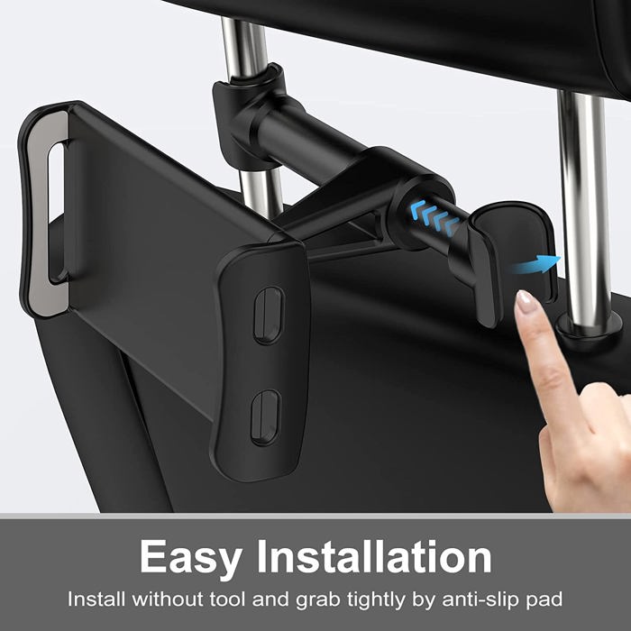 Universal Backseat Car Mount Adjustable Phone and Tablet Holder