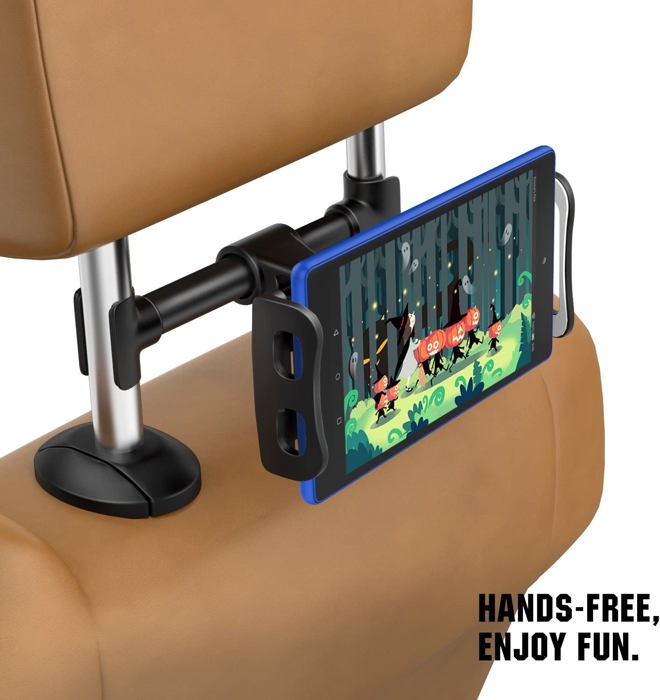 Universal Backseat Car Mount Adjustable Phone and Tablet Holder