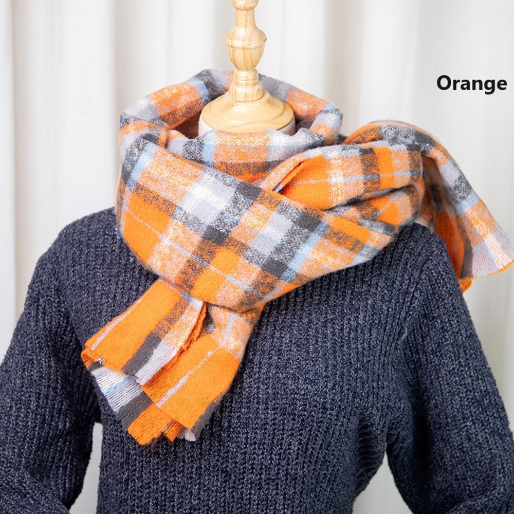 Soft & Warm Oversized Plaid Scarves