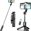  Portable Selfie Stick & Extendable Tripod with Remote