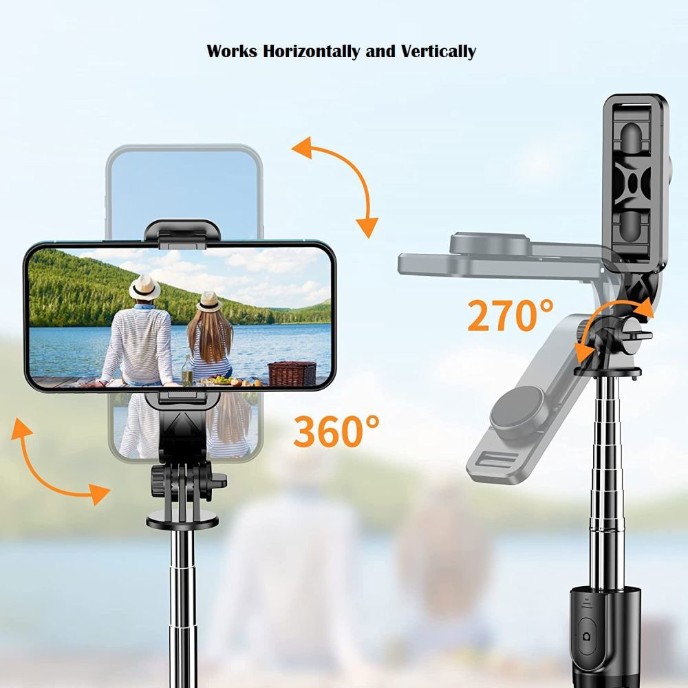 Portable Selfie Stick & Extendable Tripod with Remote