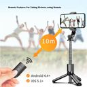  Portable Selfie Stick & Extendable Tripod with Remote