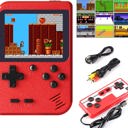 Red Handheld Game Console with 400 Built-In Games & Controller - 5 Colors