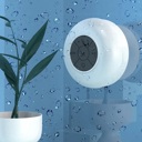 White Bluetooth Waterproof Shower Speaker