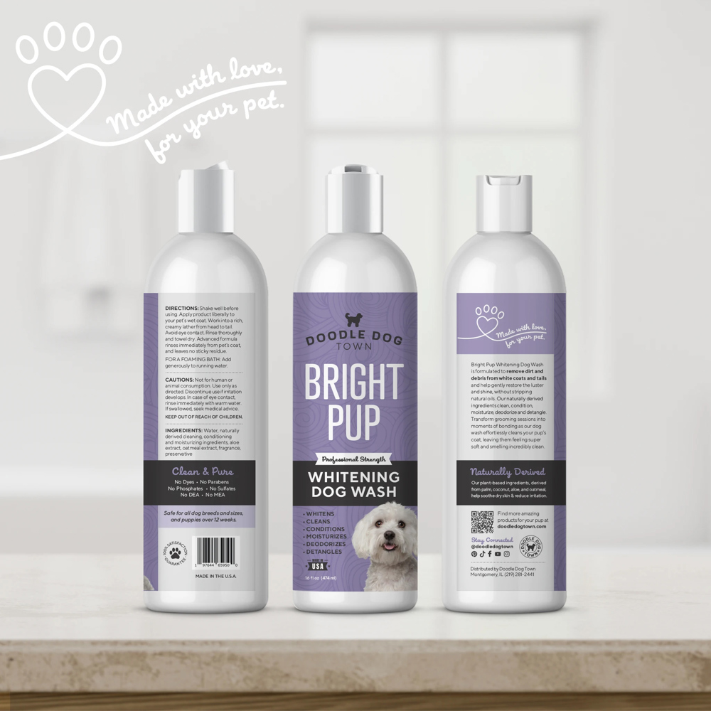 Bright Pup Whitening Dog Wash