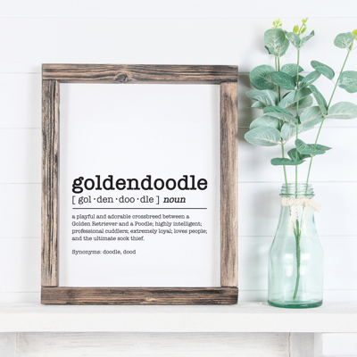 Doodle Dog Dictionary Definition Prints 8 x 10