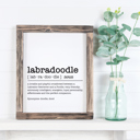 8x10 Labradoodle Doodle Dog Dictionary Definition Prints 8 x 10