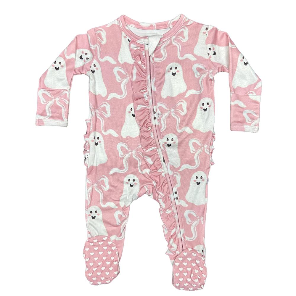 Halloween Ghost Baby Ruffle Pajama