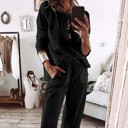  MY DREAM LIFE | Textured Long Sleeve Tops and Pants Lounge Set | S-XXL