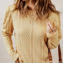  MY DREAM LIFE |Textured Puffy Sleeve Knit Sweater