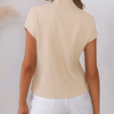 MY DREAM LIFE | Pocket Ribbed Knit Short Sleeve Sweater | S-XL