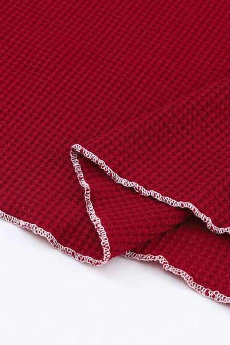 MY DREAM LIFE |Textured Round Neck Long Sleeve Top | Free Shipping