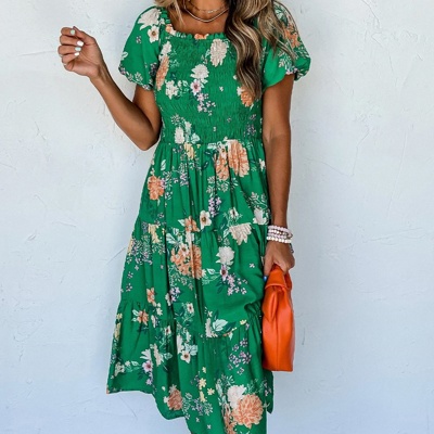 Blossom & Bloom Tiered Dress | S-XL