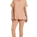  Buttery Soft Microfiber Short Sleeve Loungewear Set