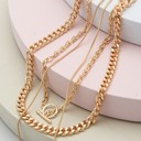  3 Row Chain Toggle Layer Necklace | Free shipping