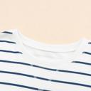  MY DREAM LIFE | Striped Ribbed Trim Long Sleeve Top