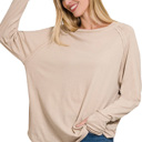  COTTON Spring Raglan Sleeve Thumbhole Top | S-XL
