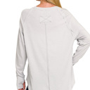  COTTON Spring Raglan Sleeve Thumbhole Top | S-XL