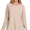  COTTON Spring Raglan Sleeve Thumbhole Top | S-XL