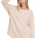  COTTON Raglan Sleeve Thumbhole Top | S-XL