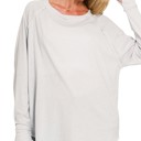  COTTON Raglan Sleeve Thumbhole Top | S-XL