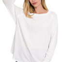  COTTON Spring Raglan Sleeve Thumbhole Top | S-XL