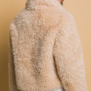  Luxe Faux Fur Coat With Pockets