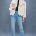  Luxe Faux Fur Coat With Pockets