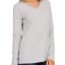  COTTON v-neck Long Sleeve Top | S-XL 