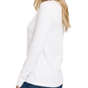  COTTON v-neck Long Sleeve Top | S-XL 