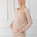  Textured Long Sleeve Tops and Pants Lounge Set | S-XXL