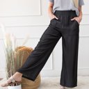  Side Pockets High Waist Wide Leg Lightweight Jeans | S-XXL